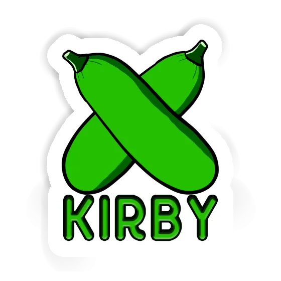 Sticker Kirby Zucchini Laptop Image