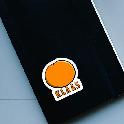 Orange Sticker Klaas Gift package Image