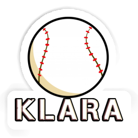 Klara Sticker Baseball Ball Image