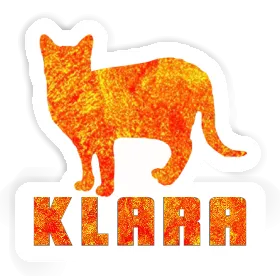 Autocollant Klara Chat Image