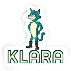 Autocollant Klara Chat Image