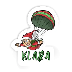 Klara Autocollant Parachutiste Image