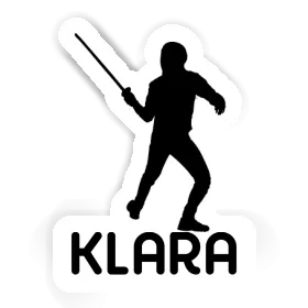 Autocollant Escrimeur Klara Image