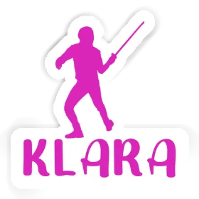 Klara Autocollant Escrimeur Image