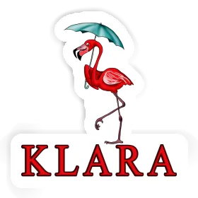 Klara Sticker Flamingo Image