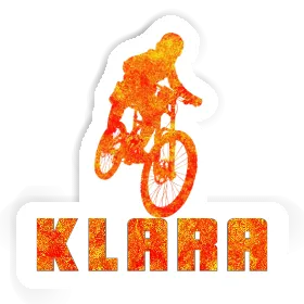 Sticker Freeride Biker Klara Image