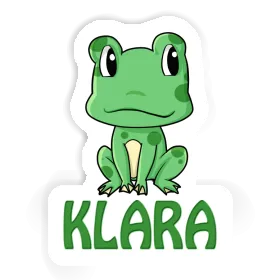 Klara Sticker Frog Image