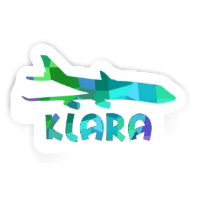 Klara Sticker Jumbo-Jet Image