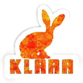 Klara Autocollant Lapin Image