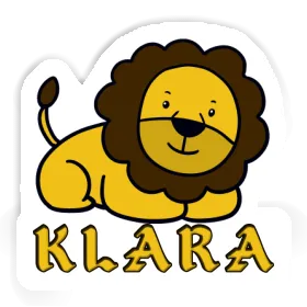 Autocollant Lion Klara Image