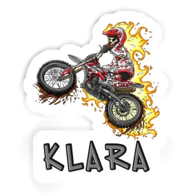 Dirt Biker Sticker Klara Image
