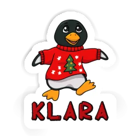 Klara Autocollant Pingouin de Noël Image