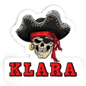 Sticker Klara Pirate-Head Image