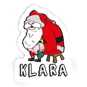 Klara Autocollant Père Noël Image