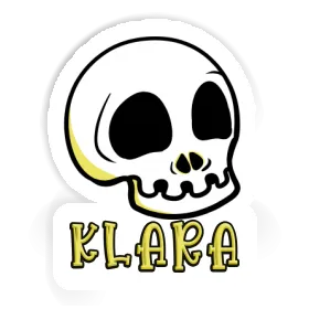 Klara Sticker Skull Image