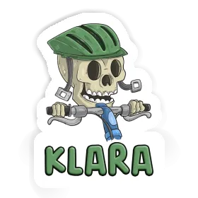 Mountainbiker Sticker Klara Image