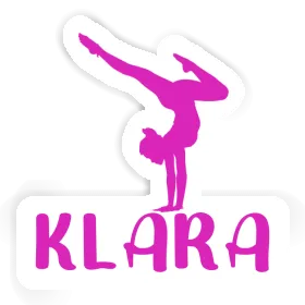 Yoga Woman Sticker Klara Image