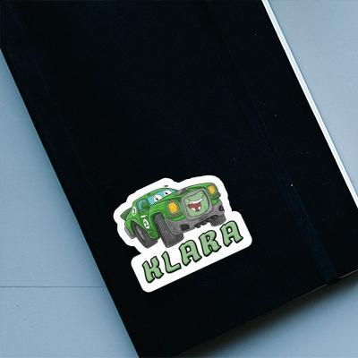 Aufkleber Klara Rennauto Notebook Aufkleber Klara Rennauto Gift package Image