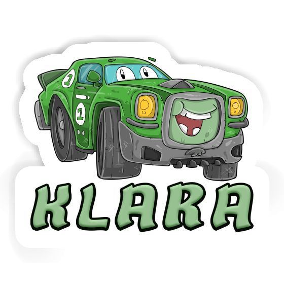Aufkleber Klara Rennauto Notebook Aufkleber Klara Rennauto Gift package Image