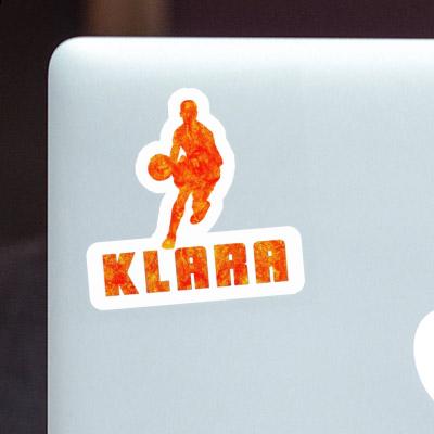 Sticker Klara Basketball Player Laptop Image