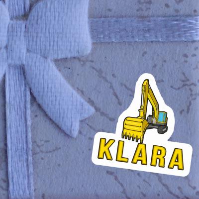 Excavator Sticker Klara Notebook Excavator Sticker Klara Notebook Image