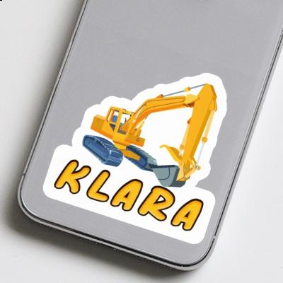 Klara Sticker Excavator Klara Sticker Excavator Image