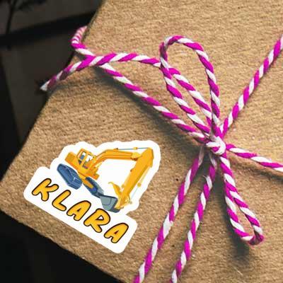 Klara Sticker Excavator Notebook Klara Sticker Excavator Gift package Image