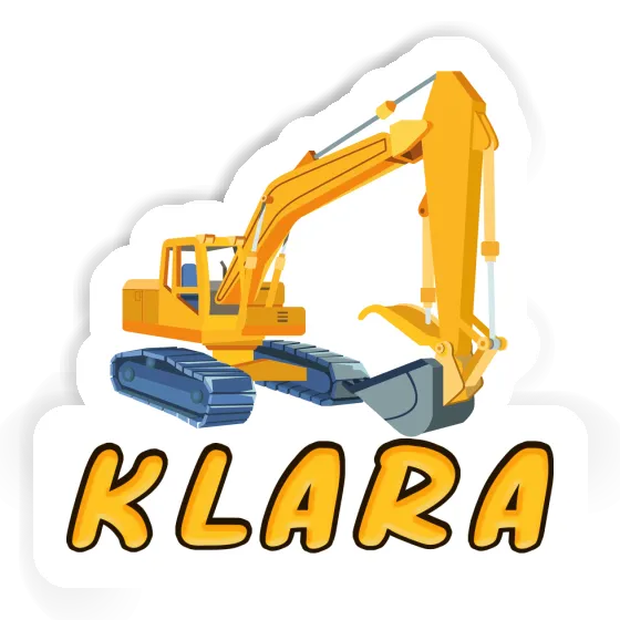 Klara Sticker Excavator Notebook Klara Sticker Excavator Notebook Image