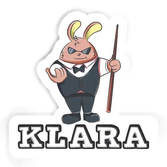 Billiard Player Sticker Klara Gift package Image