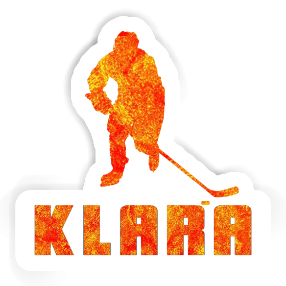 Klara Aufkleber Eishockeyspieler Gift package Image