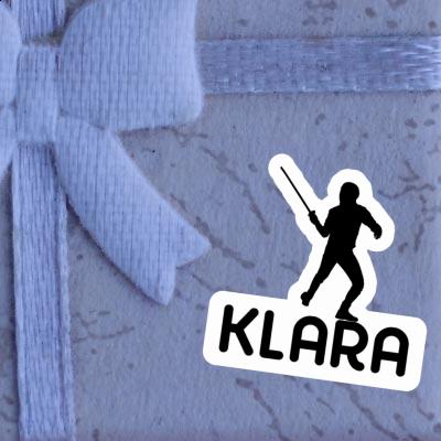 Autocollant Escrimeur Klara Notebook Image