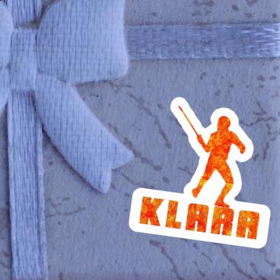 Autocollant Klara Escrimeur Laptop Image