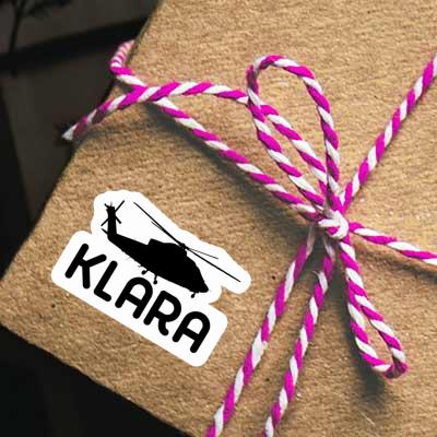 Klara Sticker Helicopter Image