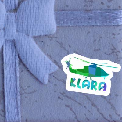 Sticker Klara Helicopter Notebook Image
