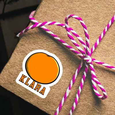 Sticker Orange Klara Image