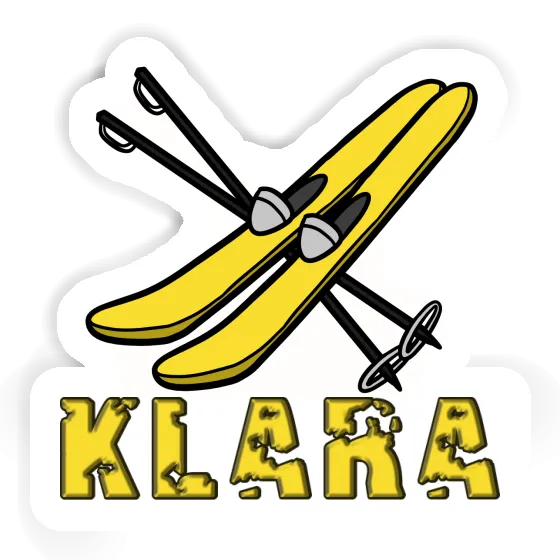 Sticker Klara Ski Notebook Sticker Klara Ski Gift package Image