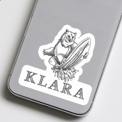 Sticker Klara Surfer Notebook Image