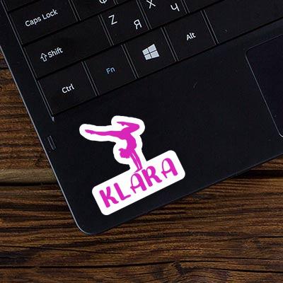 Yoga Woman Sticker Klara Notebook Yoga Woman Sticker Klara Notebook Image