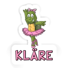 Kläre Autocollant Ballerine Image