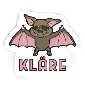 Kläre Sticker Bat Image