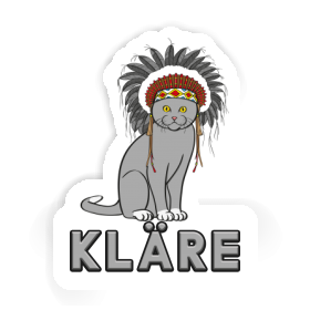 Autocollant Amérindien Kläre Image
