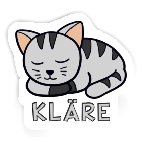 Chat Autocollant Kläre Image