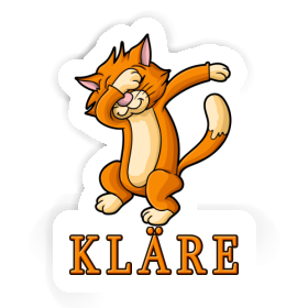 Autocollant Chat Kläre Image