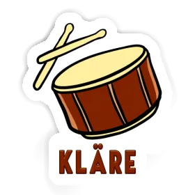 Autocollant Kläre Tambour Image