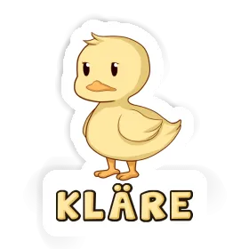Sticker Kläre Duck Image
