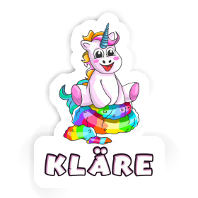 Sticker Baby Unicorn Kläre Image