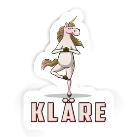 Sticker Unicorn Kläre Image
