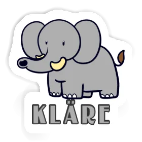 Autocollant Éléphant Kläre Image