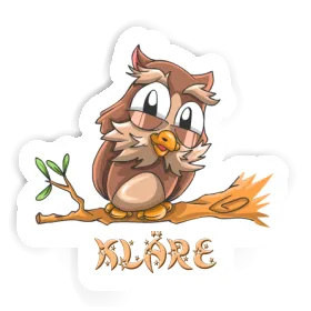 Owl Sticker Kläre Image