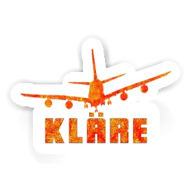 Sticker Airplane Kläre Image